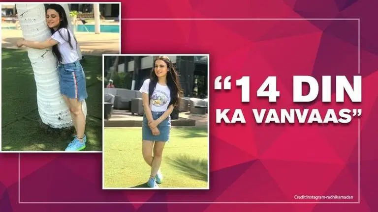 Radhika Madan hugs her mother after 14 days of self-quarantine, shares adorable pics Radhika Madan