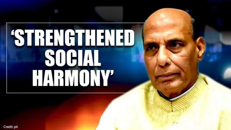 'Ram Mandir trust's Dalit inclusion strengthens social harmony': Rajnath Singh Ram Mandir