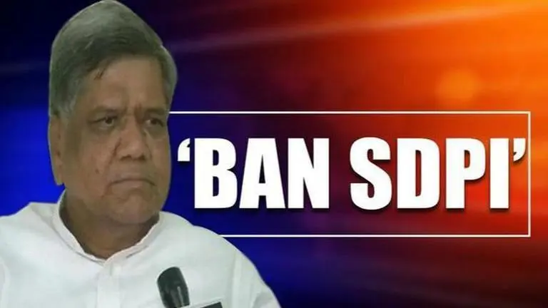 Karnataka Min calls for ban on SDPI, says, 'They're involved in anti-social activities' SDPI