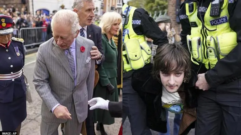 Man detained for throwing eggs at King Charles III, Queen Consort Camilla in UK; Watch King Charles