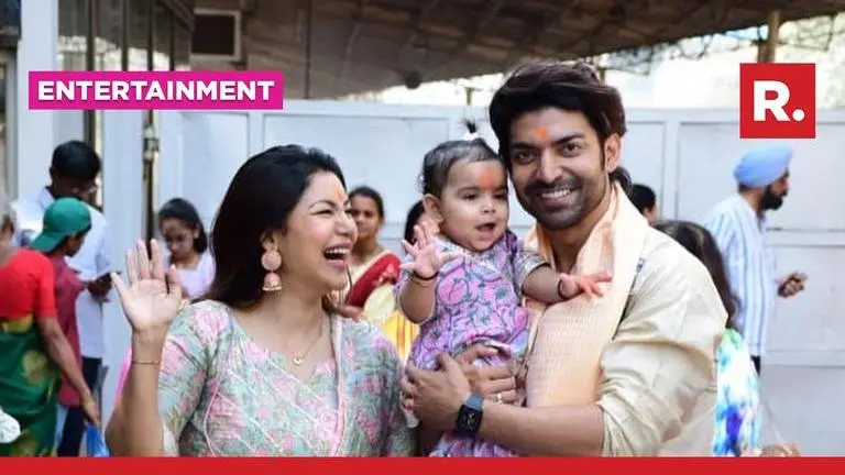 Gurmeet Choudhary visits Siddhivinayak Temple with wife Debina Bonnerjee, kids on birthday Gurmeet Choudhary