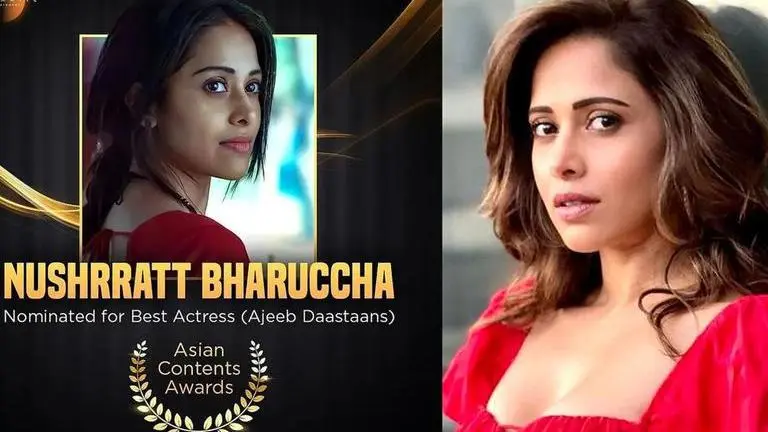 Nushrratt Bharuchha 'honoured' after nominations for Best Actress at Asian Contents Awards Nushrratt Baruccha