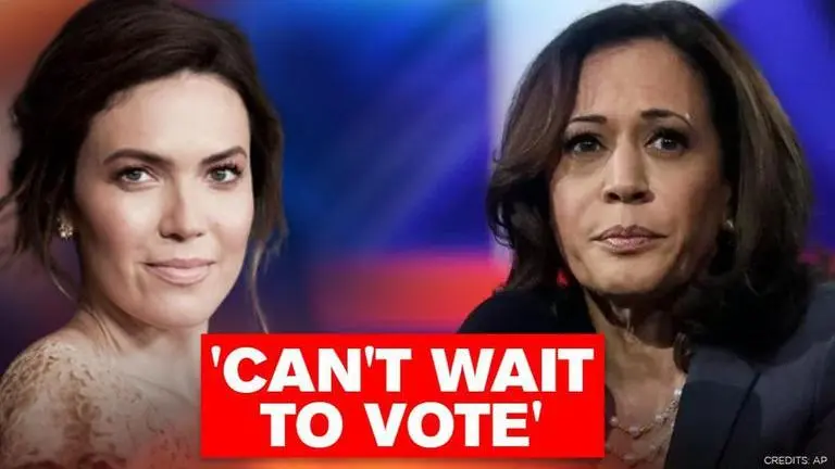 US Polls 2020: Actor Mandy Moore 'can not wait to vote for Kamala Harris' US Polls 2020: Actor Mandy Moore 'can not wait to vote for Kamala Harris'