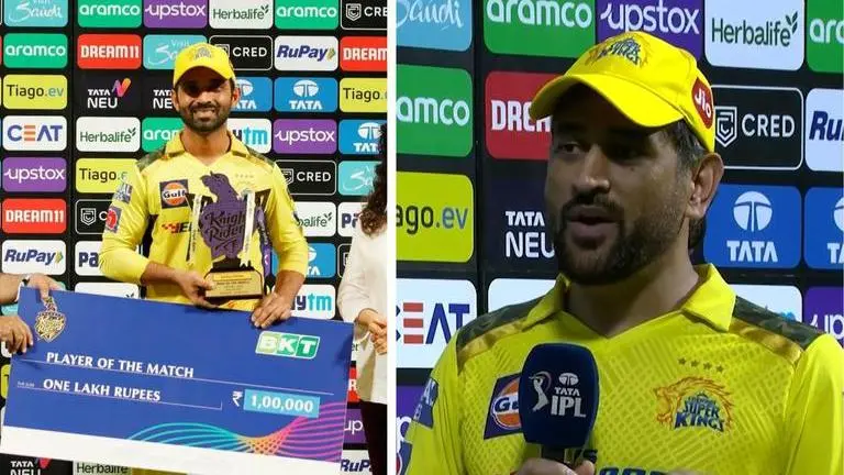 'Someone has to sacrifice': Dhoni reveals reason behind Rahane's smashing form in IPL 2023 MS Dhoni reveals reason behind Ajinkya Rahane's smashing form in IPL 2023