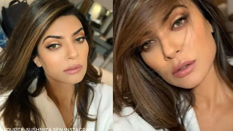 Sushmita Sen proves she is a yoga maestro after she is challenged by Rohman Shawl; check Sushmita Sen