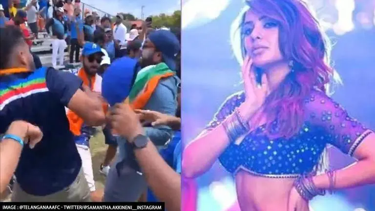 'Pushpa: The Rise': Samantha Ruth Prabhu's fans groove to 'Oo Antava' at India-WI T20I Pushpa: The Rise