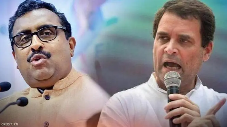BJP's Ram Madhav slams Rahul Gandhi's 'scared to face Chinese íntentions' jibe at PM Modi Ram Madhav