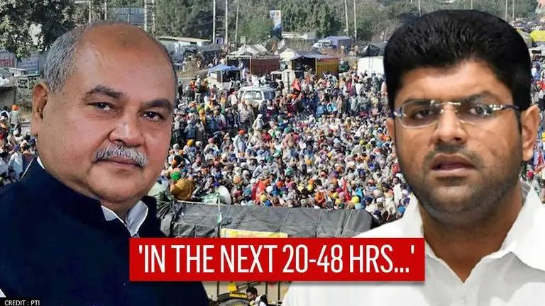 After meeting Tomar, Haryana Dy CM 'hopeful' of resolution between Centre & farmers Dushyant Chautala