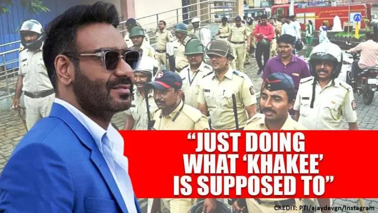 Ajay Devgn lauds Mumbai Police for their work amid COVID-19, latter's filmy response wins! Ajay Devgn