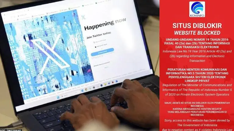 Twitter 'blocked' in Indonesia after X rebrand due to similarity with porn sites: Report Twitter X Indonesia block