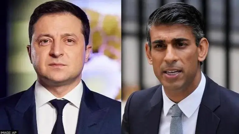 Rishi Sunak and Zelenskyy