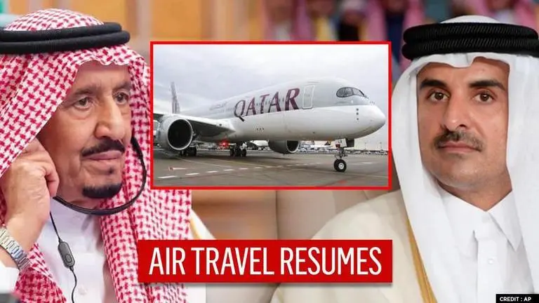 First Qatar to Saudi flight takes off after more than 3 years as nations normalise ties Qatar