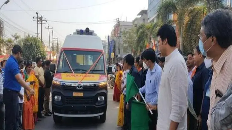 Tripura CM flags off 16 ambulances, says referral health cases from state declined Biplab Kumar Deb