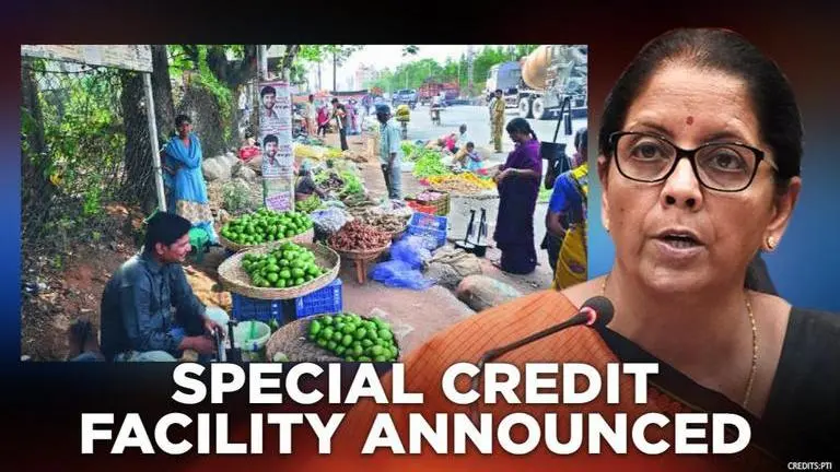 Rs.5000 cr credit facility for street vendors; interest benefit for MUDRA loanees: FM Sitharaman