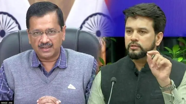 Anurag Thakur accuses Kejriwal of ousting 400 Punjabi teachers; 'AAP = Arvind Anti Punjab' Anurag Thakur