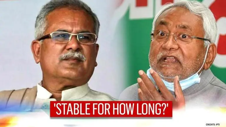 'Voices being heard that Bihar Govt will only last till WB polls': Chhattisgarh CM claims Bihar