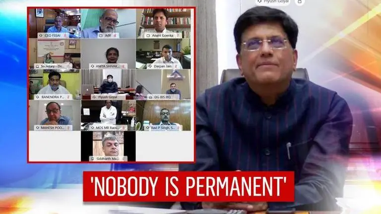 Piyush Goyal pulls up top bureaucrats on live videocall; 'Turn on camera, then we'll know' Goyal