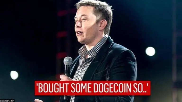 Elon Musk says he bought some dogecoin for son, sparks 16% surge in currency Elon Musk