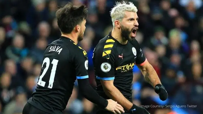 Sergio Aguero overtakes Wayne Rooney's United goal-scoring record, playing 192 games less Sergio Aguero