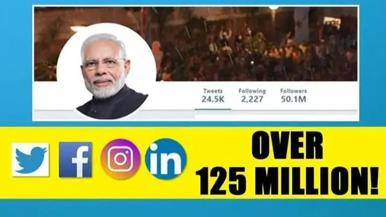 PM Modi's social media following hits a stunning milestone PM Modi