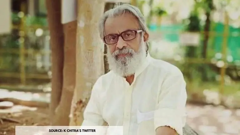 Malayalam actor-writer P Balachandran passes away at the age of 69 Source: K Chitra's Twitter