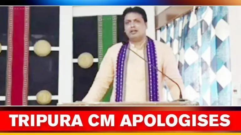 Biplab Deb sorry for abysmal 'brain-brawn' comparison of Punjab, Haryana & Bengal people Biplab Deb