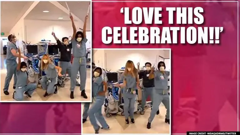 Good News: ICU team performs an 'extubation dance' as COVID-19 patient recovers | Watch