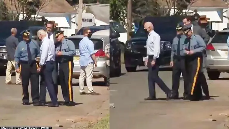 'You leave Americans behind!' Biden heckled by angry public over Afghanistan pullout in NJ Biden