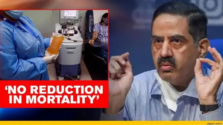 Plasma therapy not beneficial in reducing mortality and Covid progression: ICMR study ICMR