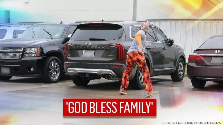 Good News: Texas dad pulls groovy moves to uplift son's spirit outside hospital Good News