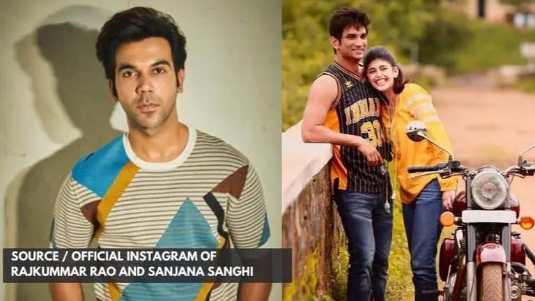 Rajkummar Rao shares 'Dil Bechara' title track, Sanjana Sanghi responds Rajkummar Rao