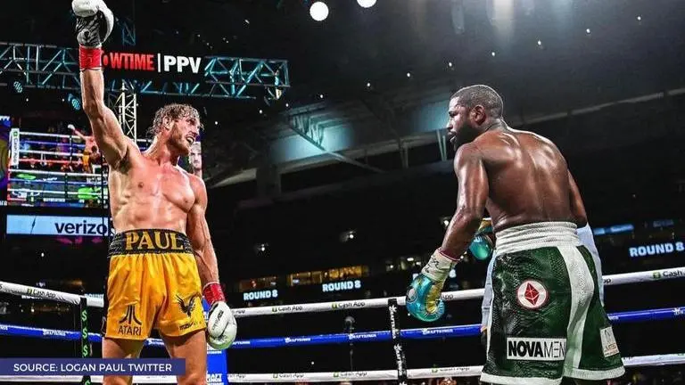 Who won Mayweather vs Logan Paul fight