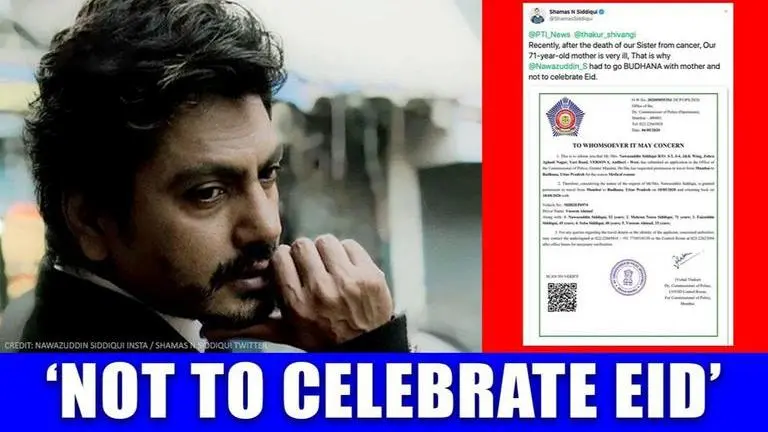 Nawazuddin Siddiqui travels to Budhana to look after mother after sister's demise Nawazuddin Siddiqui