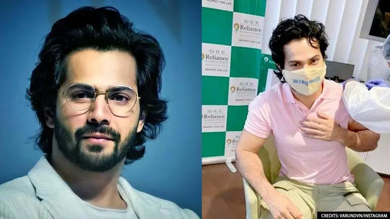 Varun Dhawan takes first dose of COVID vaccine, extends gratitude to 'wonderful doctors' Varun Dhawan, Varun Dhawan takes vaccine, COVID-19 vaccine, coronavirus