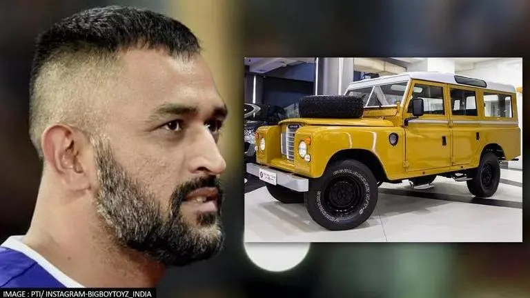 MS Dhoni adds rare 1971 Land Rover Series 3 Station Wagon to his vast car collection MS Dhoni