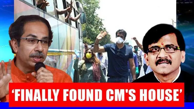 Raut taunts Sonu Sood for meeting CM Uddhav after accusing him of 'making govt look bad' Sanjay Raut