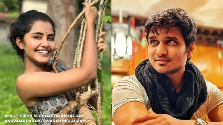 Nikhil Siddhartha shares video of Anupama Parameswaran jiving for 'Saranga Dariya' 18 Pages cast