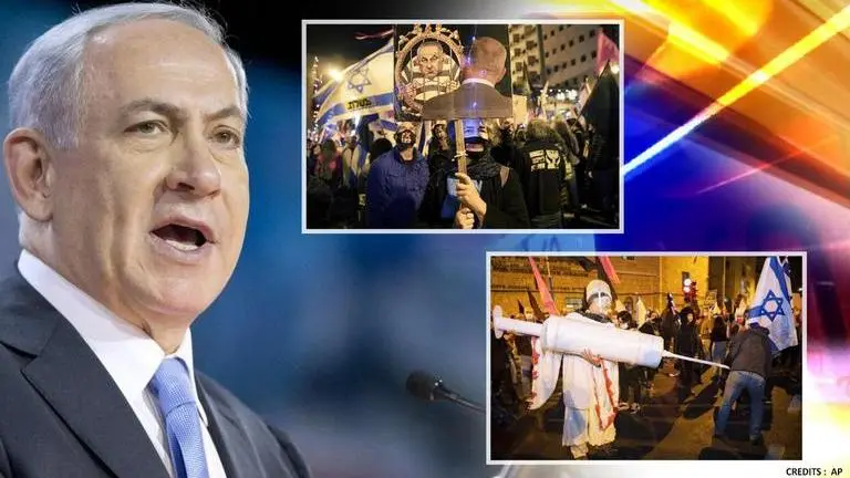 Israel: Protest against Benjamin Netanyahu amidst third coronavirus lockdown Israel: Protesters coalesce in Jerusalem as country steers through third lockdown