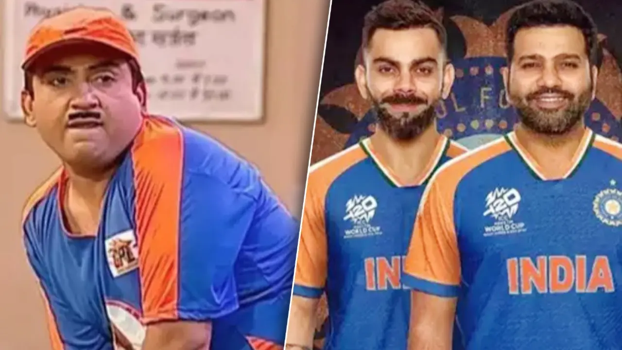 India's T20 World Cup Jersey Has Taarak Mehta Ka Ooltah Chashmah Connect, Netizens Spark Meme Fest Dilip Joshi, Virat Kohli
