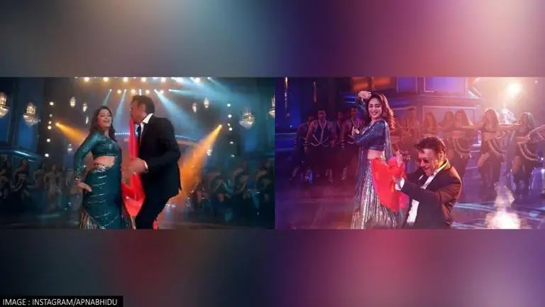 Madhuri Dixit, Jackie Shroff reunite for 'The Fame Game' dance video, fans hail 90's vibes Madhuri Dixit, Jackie Shroff, The Fame Game, The Fame Game success, Netflix, Jackie Shroff dance video with Madhuri Dixit