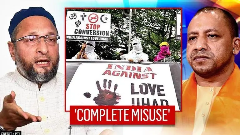 Owaisi lashes out at BJP-ruled states' 'Love Jihad' laws; reminds them 'Right to religion' Asaduddin Owaisi