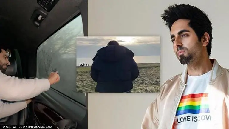 'An Action Hero': Ayushmann Khurrana excited as he starts London shoot, posts quirky video Ayushmann Khurrana, an action hero movie