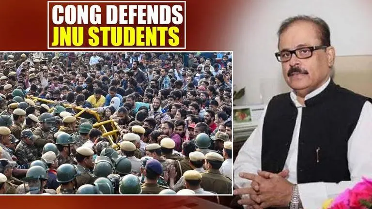 Congress blames JNU administration amid students protest over fee hike JNU