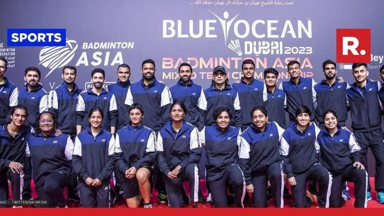 India beats UAE 5-0 and take second consecutive win in Asia Mixed Team Badminton Indian Badminton team