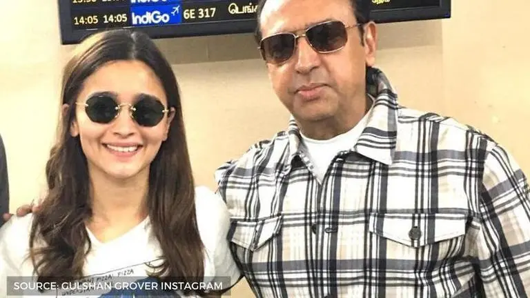 Alia Bhatt and Gulshan Grover's picture make fans go gaga as the duo shoot for 'Sadak 2' alia bhatt