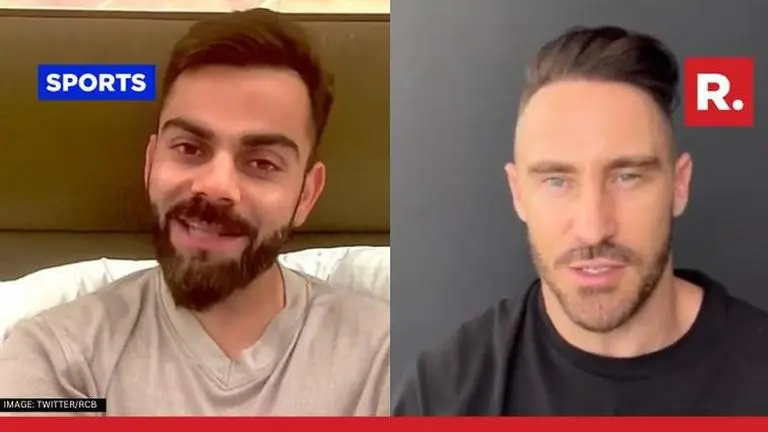 Virat Kohli and Faf du Plesis