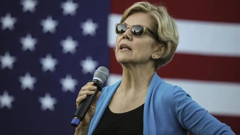 Warren tells voters to 'vote from your heart'