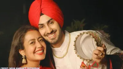 Neha Kakkar and Rohanpreet Singh enjoy a romantic dinner date in Palazzo Versace in Dubai neha kakkar