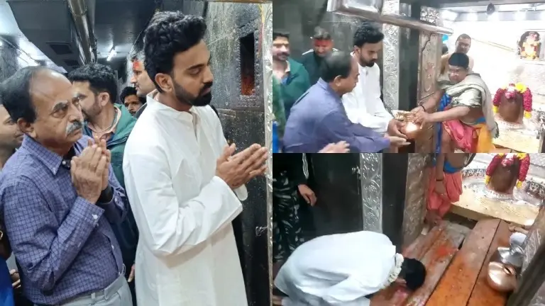 KL Rahul visits Mahakaleshwar Temple in Ujjain ahead of IPL 2024, seeks blessings from the almighty KL Rahul
