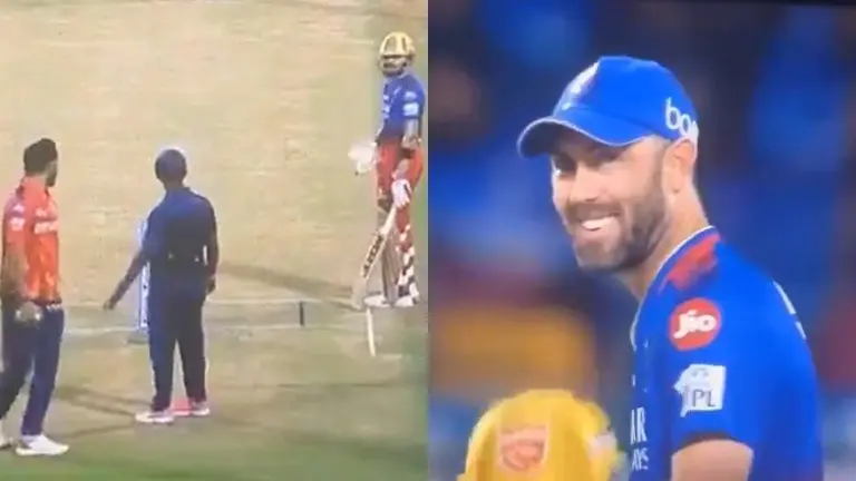 Virat Kohli and Harpreet Brar, Glenn Maxwell